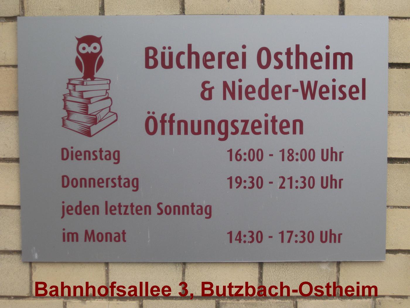 Logo der Bücherei Ostheim und Nieder-Weisel